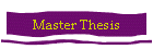 Master Thesis